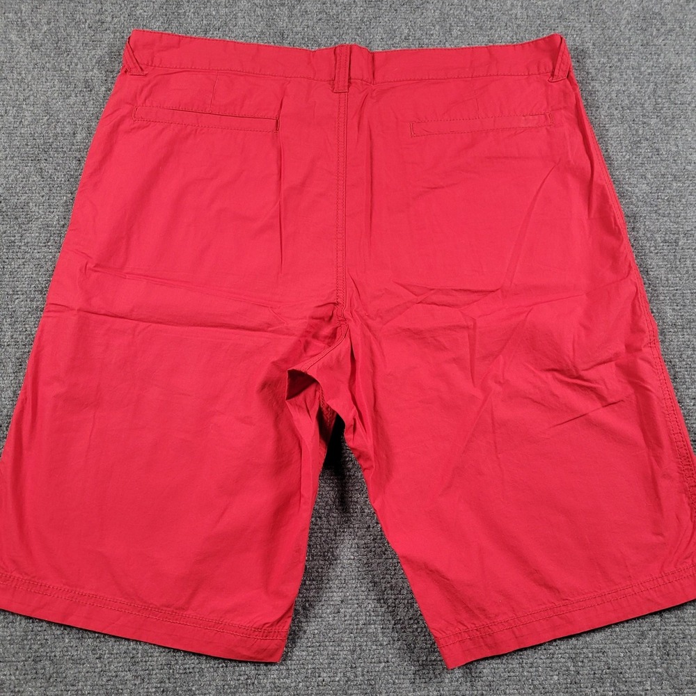 American Rag Shorts Mens 36 LOT 2 Slim Fit Red Black Chino Lightweight Cotton - Picture 3 of 14